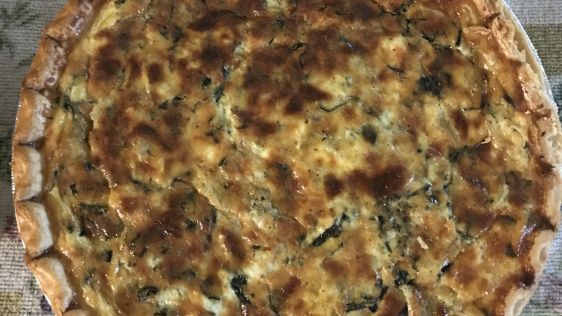 Spinach Artichoke Quiche recipe