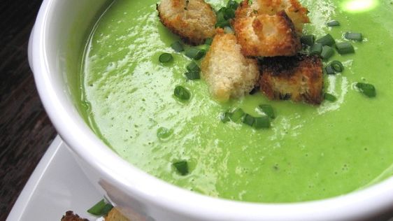 Barefoot Contessa's Fresh Pea Soup recipe