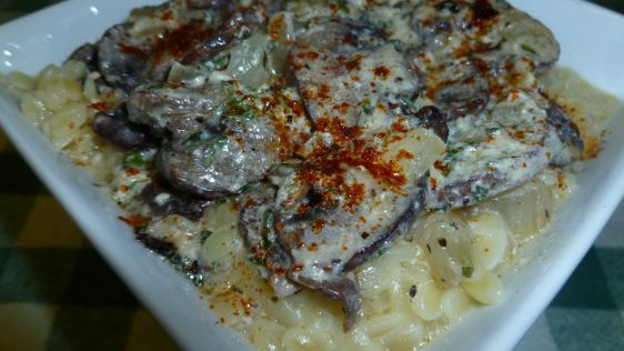 Blue Cheese And Mushroom Pasta recipe