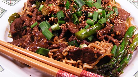 Sesame Beef And Asparagus Stir Fry recipe