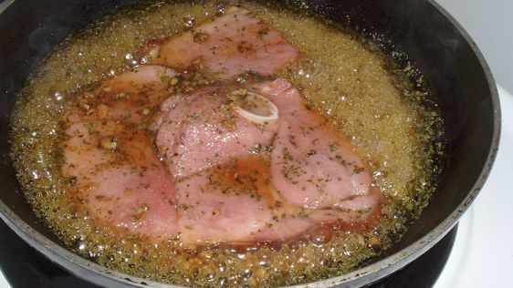 Grilled Ham Steaks recipe
