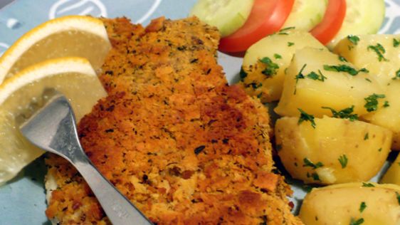 Baked Cod With Crunchy Lemon Herb Topping recipe