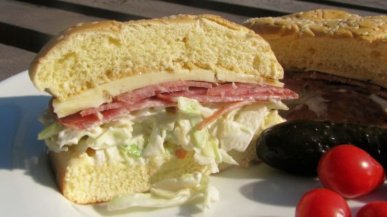 Salami Havarti And Cole Slaw Sandwiches recipe