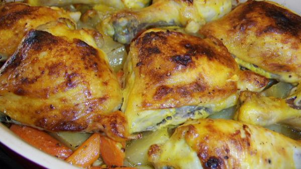 Honey Mustard Roasted Chicken recipe