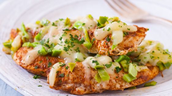 Cracker Barrel Green Chili Jack Chicken recipe