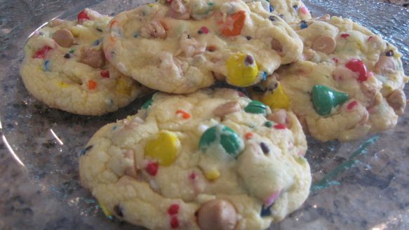 Rainbow Cake Mix Cookies Aka Party Cake Cookies recipe