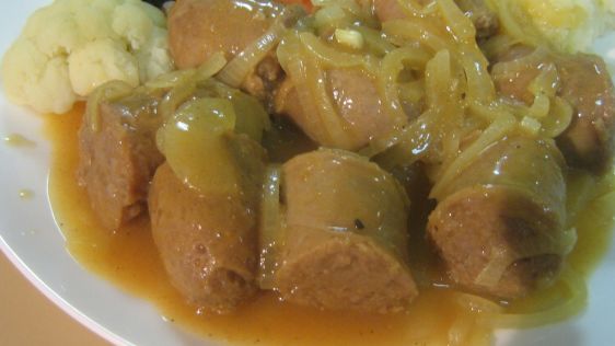 My Nana's Curried Sausages recipe