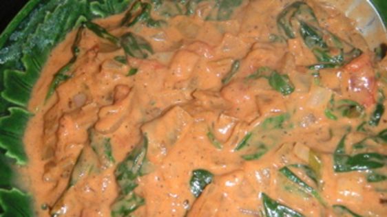 Mchicha Tanzanian Spinach Peanut Curry recipe