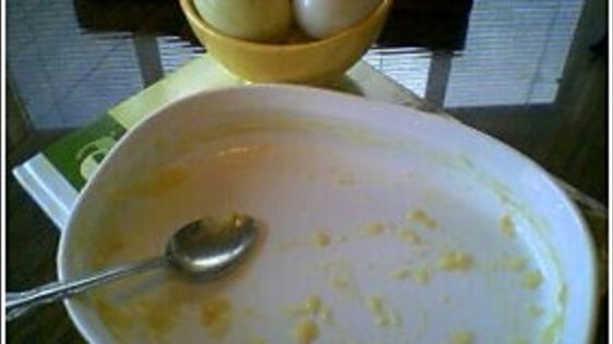 Microwaved Baked Egg Custard recipe