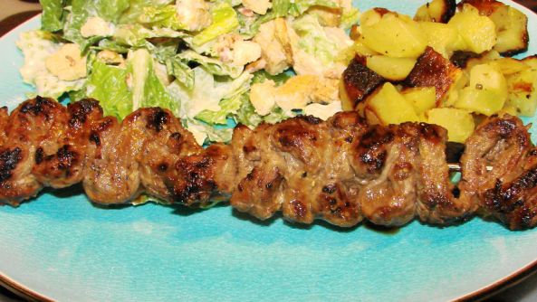 Caramelized Beef Skewers recipe
