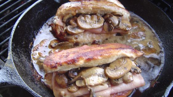 Sauteed Chicken Breast With Ham Cheese recipe