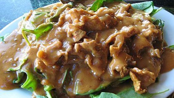Chicken With Peanut Sauce Swimming Rama Oamc recipe
