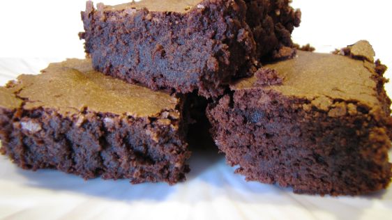 Intensely Deep Dark Chocolate Brownies recipe