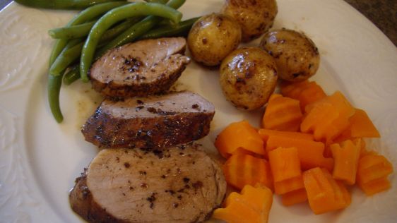 Balsamic Glazed Pork Tenderloin recipe