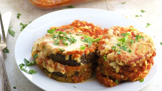Baked Eggplant Parmesan recipe