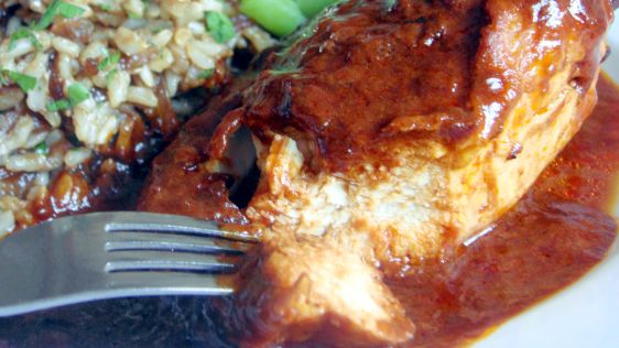 Savory Chicken In Raspberry Cream Sauce recipe