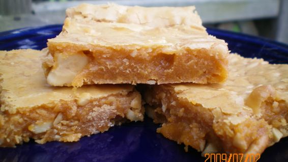 Butterscotch And Cashew Bars recipe