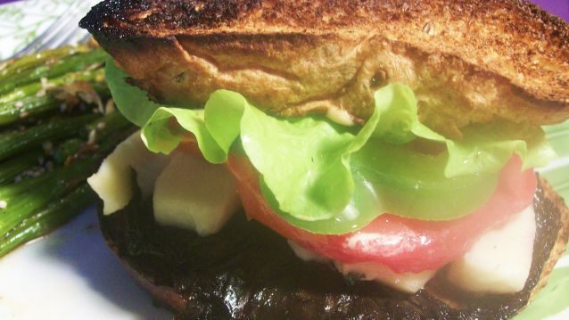 Portabella Burgers With The Works recipe