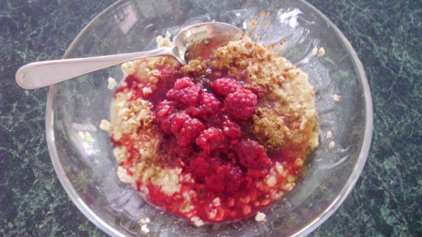 Berry French Toast Oatmeal recipe