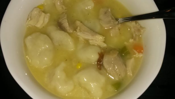 Easy Chicken Or Turkey With Dumplings recipe