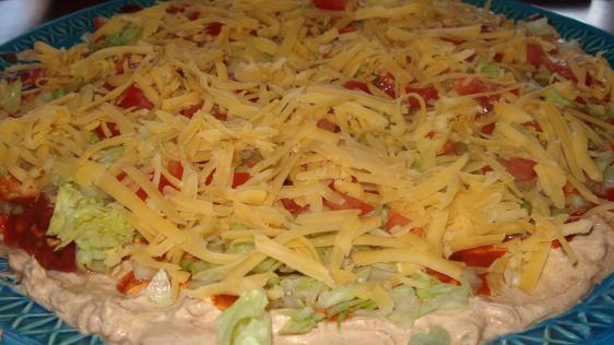 B S Taco Dip Meatless recipe