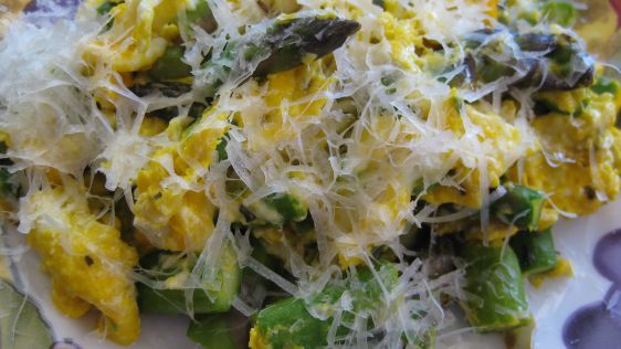 Scrambled Eggs And Apsparagus recipe