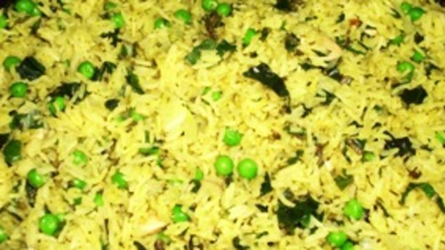 Basmati Rice With Cashews Peas And Fresh Coriander recipe