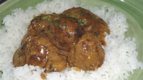 Hungarian Meatballs With Mushroom Gravy recipe