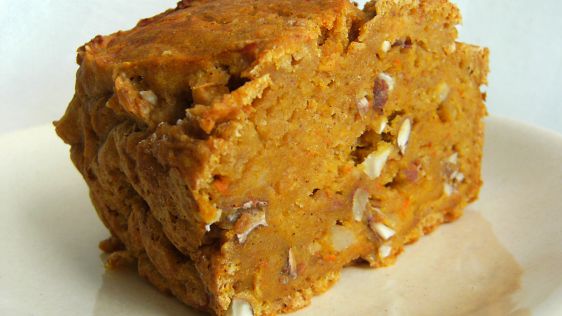 Easy Pumpkin Black Walnut Bread Cake recipe