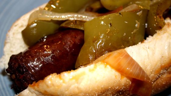 Frank Sinatra's Sausage And Green Peppers recipe