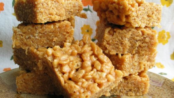 Peanut Butter Rice Crispy Treats recipe