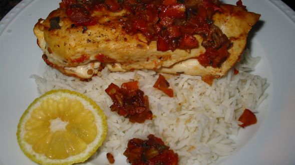 Tomato Lemon Chicken Breasts With Sage recipe