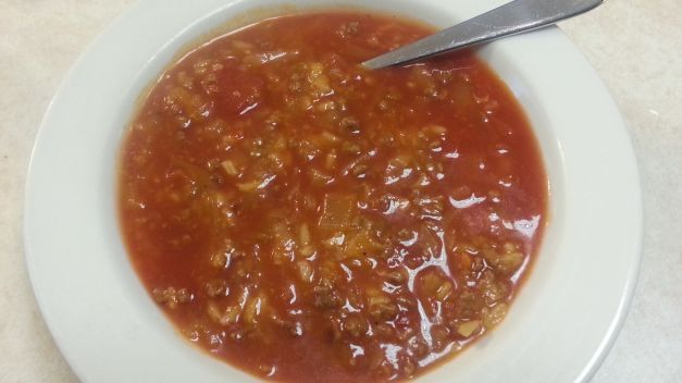 Unstuffed Cabbage Roll Soup recipe