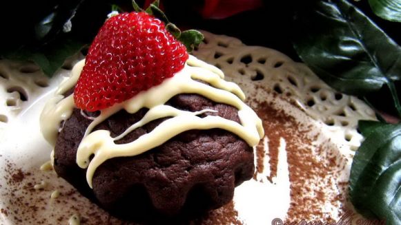 Little Chocolate Pound Cake For Two recipe