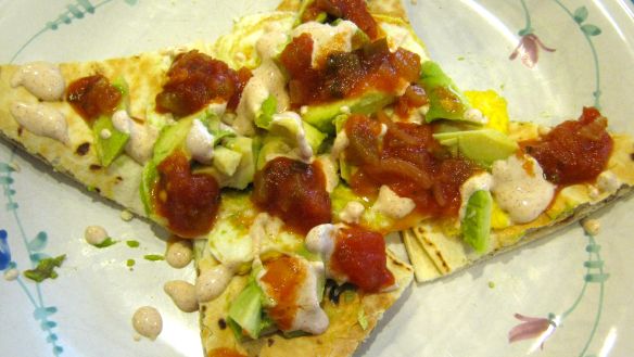 Fantastic Huevos Rancheros With Cumin Lime Cream recipe