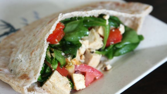 Asian Tofu Pitas recipe