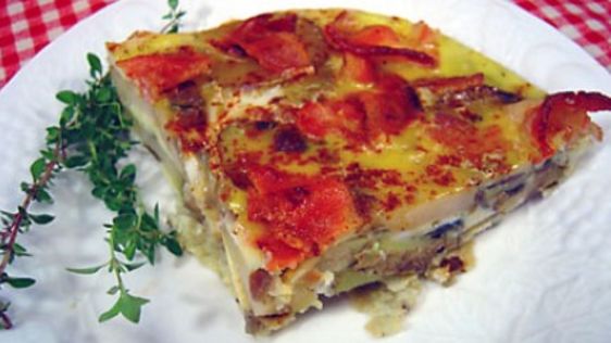 Potato And Bacon Frittata recipe