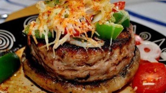 Bruschetta Beef Patties recipe