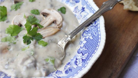 Fresh Cream Of Mushroom Soup recipe