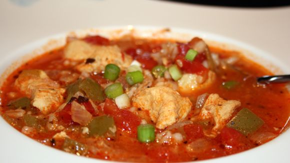 Andy's South West Chicken Soup Atkins Low Carb recipe