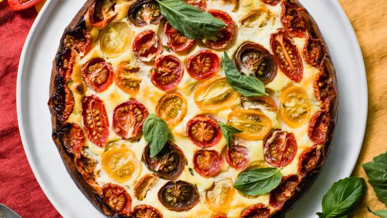 Ricotta Tomato And Basil Torte recipe