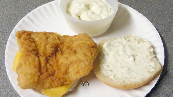 Fried Cod For Fish And Chips With Tartar Sauce recipe