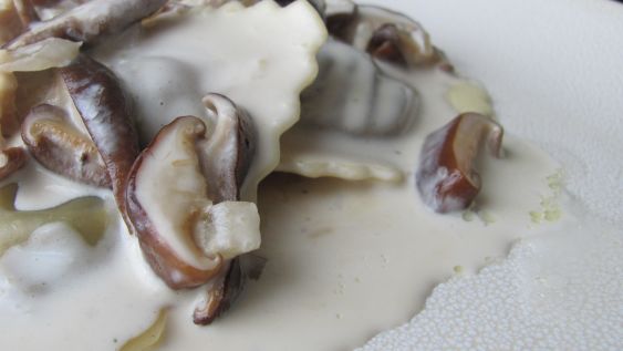 Best Creamy Marsala Wine Sauce Over Mushroom Ravioli recipe