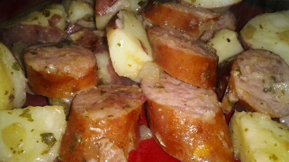 Hot German Potatoes And Knockwurst recipe
