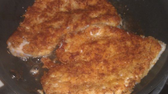 Parmesan Crusted Turkey Cutlets recipe