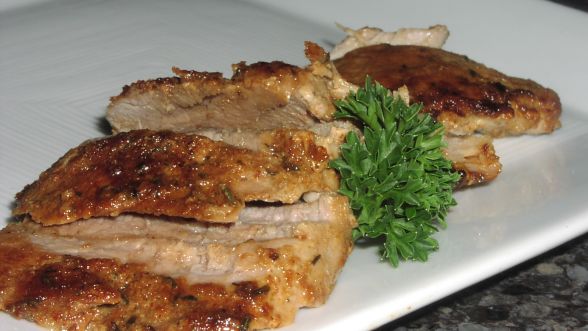 Chile And Spice Rubbed Pork Tenderloin With Honey Lime Glaze recipe