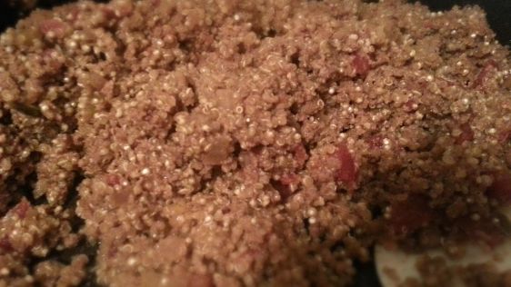 Mexican Ground Beef Quinoa Skillet recipe