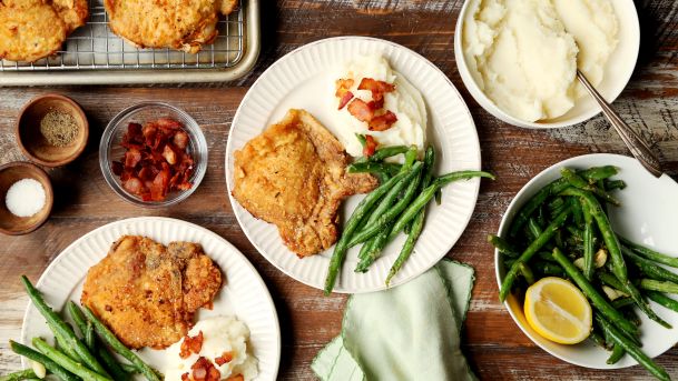 Old Fashioned Pan Fried Pork Chops recipe
