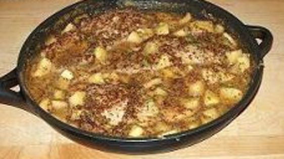 Glazed Pork Chops And Apples recipe