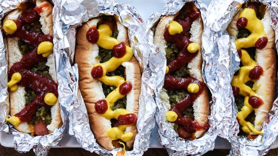 Foiled Hot Dogs recipe